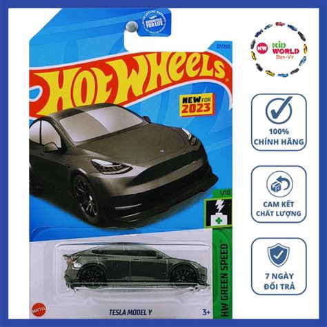 Xe M H Nh Hot Wheels Basic Tesla Model Y Hkk Shopee Vi T Nam
