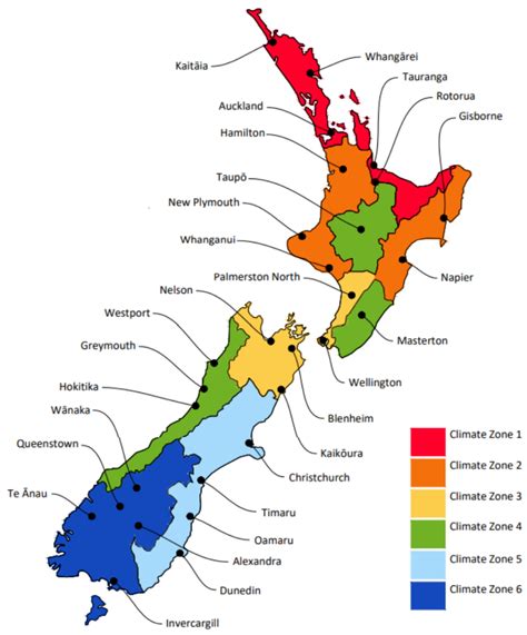 New Zealand winter climate zones | Infracomfort NZ