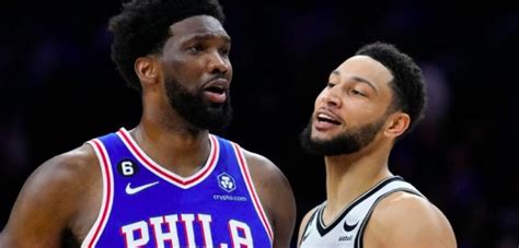 ¡saltan Las Chispas Entre Ben Simmons Y Joel Embiid En Su Primer Enfrentamiento En Philly