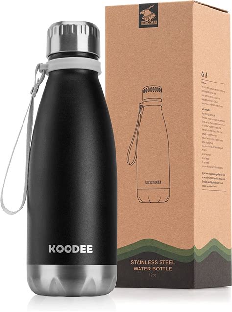 Koodee Double Wall Vacuum Insulated Water Bottle Oz Stainless Steel