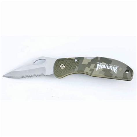 Maxam® Digital Camo Knife Rsk11168 With Your Corporate Logo Color