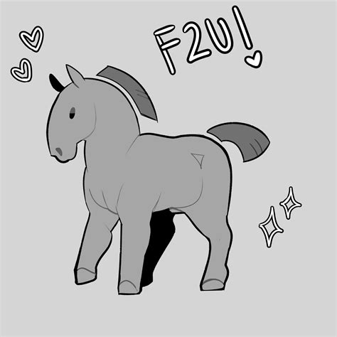 F2u Chibi Horse Base By Alexrexiscool On Deviantart