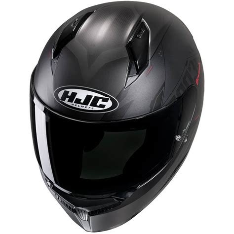 CASCO HJC C10 INKA COLOR Negro Rojo TALLA M