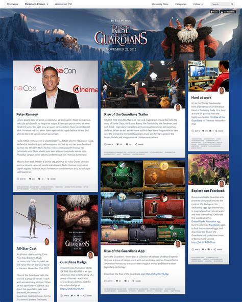 Dreamworks Animation Blog Behance