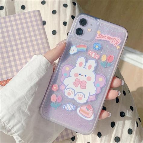 Kawaii Glitter Iphone Case Zicase