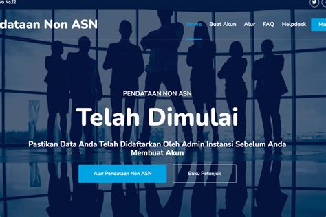 Cara Dan Link Daftar Pendataan Non ASN 2022 BKN Honorer Hari Ini Jumat