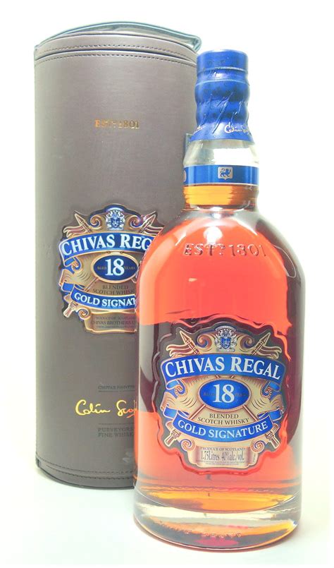 Chivas Regal 18 Years Blended Scotch Whisky Gold Signature Old