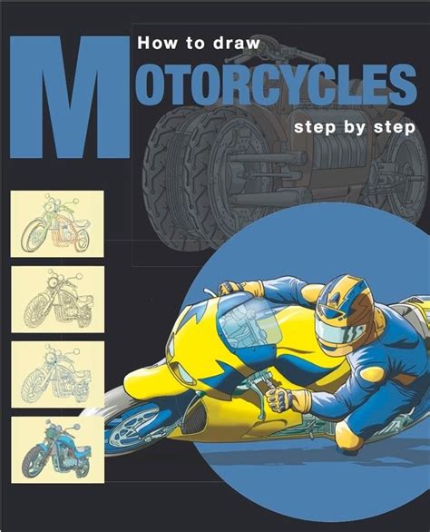 How To Draw Motorcycles Step By Step EDITORS 9783864074714 Amazon