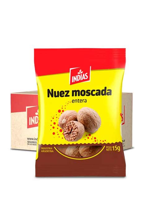 Nuez Moscada Entera 25 X 15g Indias