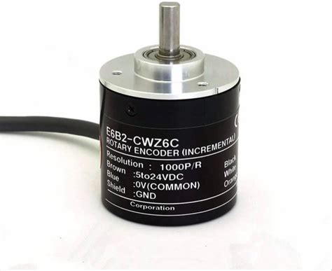 Black E6b2 Cwz6c Omron Electric Rotary Encoders For Servo Motor At Rs