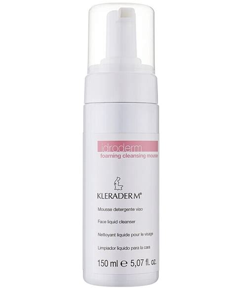 Kleraderm Очищающая пенка мусс Idroderm Foaming Cleansing Mousse 150мл