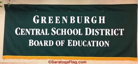 .GREENBURGH CENTRAL SCHOOL DISTRICT- Custom FELT BANNERS