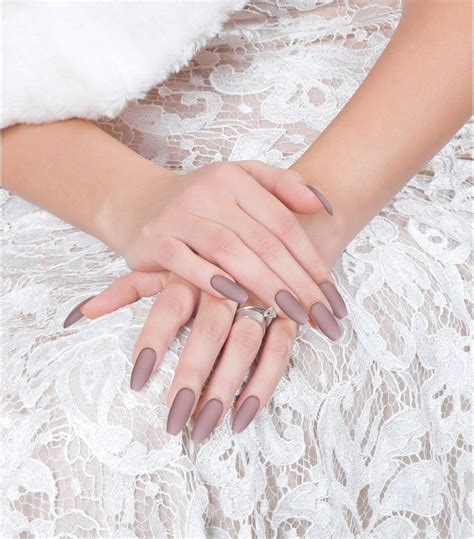 Nude Pink Matte Coffin False Nails Set 72 Full Cover Fake Tips With Glue Files And Wooden