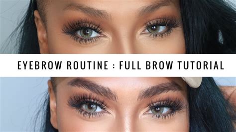 Feathered Brows Updated Eyebrow Routine Sonjdradeluxe Youtube