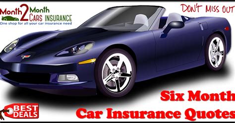 Cheap Month To Month Car Insurance Quotes With Low Rates Online: Six Month Car Insurance Quotes ...