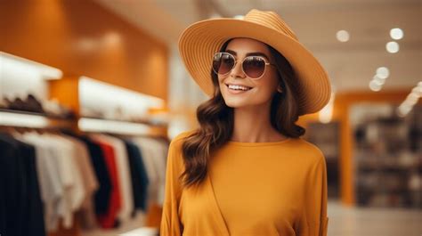 Premium Photo Photo Of Cute Flirty Brunette Girl With Charming Smile Wearing Trendy Bright