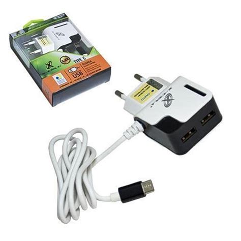 Carregador Ultra Rápido 2 Entradas Usb Cabo Tipo C 3 1a Shopee Brasil