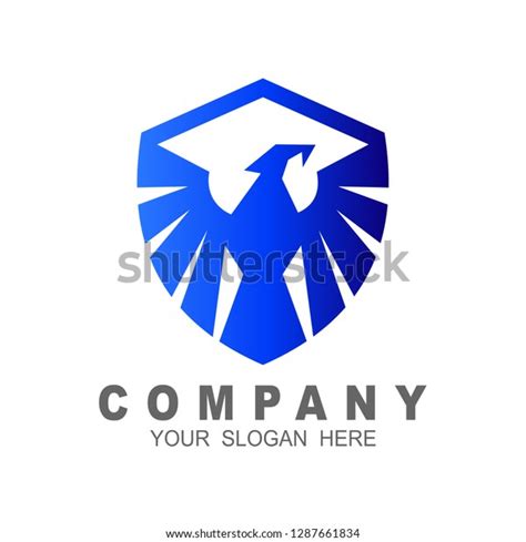 Eagle Shield Logo Eagle Shield Logo Stock Vector Royalty Free