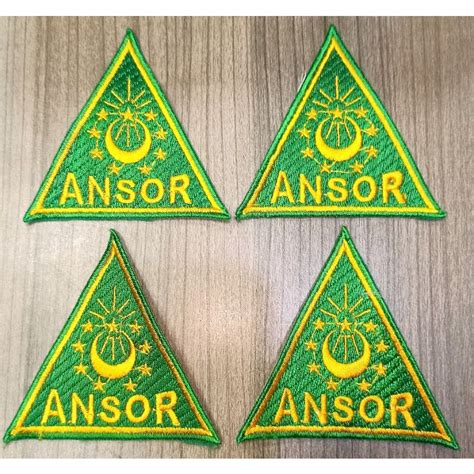 Jual Patch Bordir Logo Ansor NU Banser Shopee Indonesia