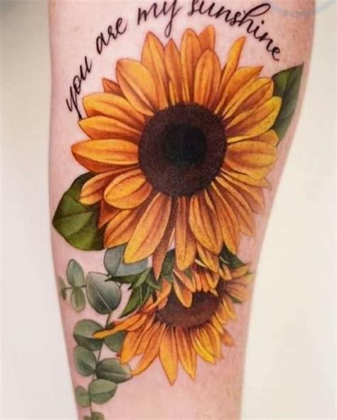 70 Vivid And Creative Sunflower Tattoo Designs To Try In 2023 Artofit