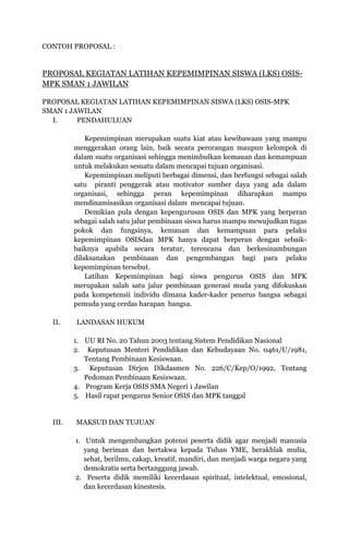 Contoh Proposal Sekolah PDF