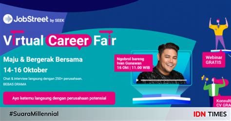 Jobstreet Adakan Virtual Career Fair Terbesar Di Indonesia