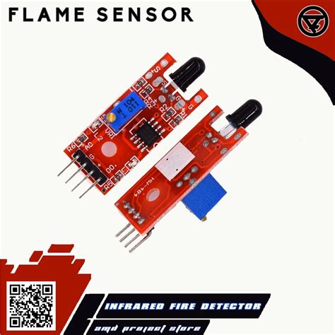 Jual Modul Sensor Api IR Flame Detector KY 026 4pin Digital Analog