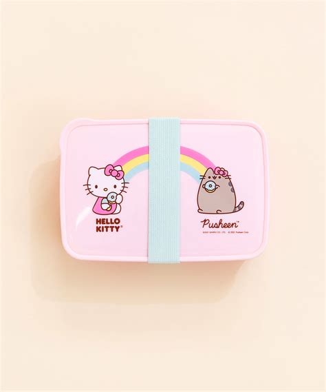 Hello Kitty® X Pusheen® Lunch Box With Cutlery Pusheen Shop