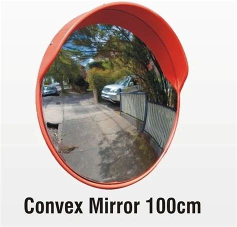 Cm Polycarbonate And Glass Road Safety Convex Mirror At Rs In