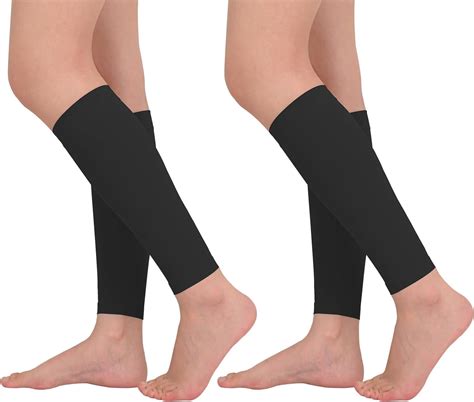 2 Pairs Calf Compression Sleeve For Women And Men Footless Compression Socks 20 30mmhg For Leg