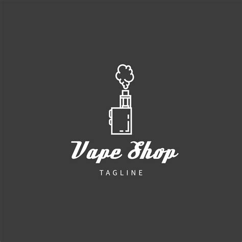 Vape And Smoke Logo Turbologo Logo Maker