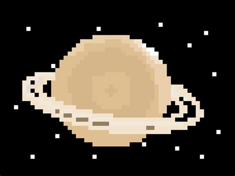 Pixel Art Of Saturn By Bobinny On Newgrounds