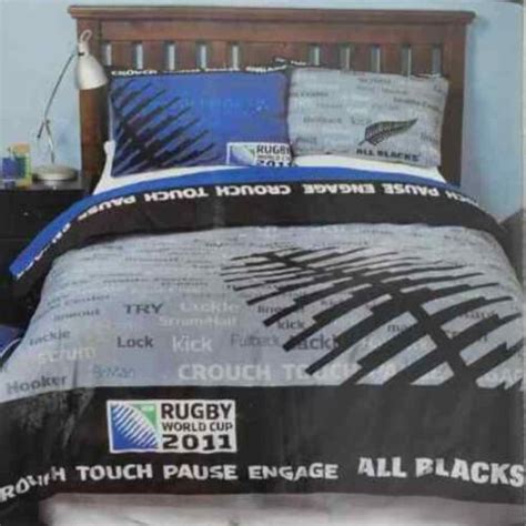 Rugby World Cup Duvet Cover Set - Queen - Thomas Online