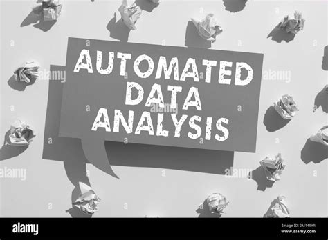 Writing Displaying Text Automated Data Analysis Word Written On