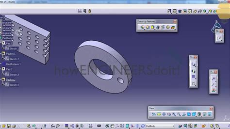 Transformation Feature In Part Design P Top Catia V Tutorials