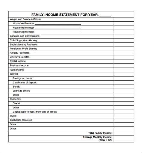 13 Income Statements Samples Examples And Format Sample Templates