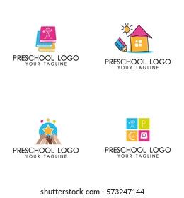 Preschool Logo Vector Stock Vector (Royalty Free) 573247144 | Shutterstock