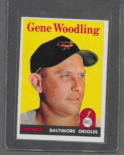 Topps Baseball Gene Woodling Ex Mt Ebay