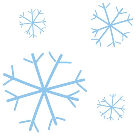 Cute snowflake winter illustration 16384868 PNG