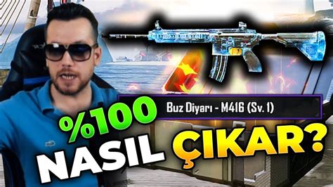 100 BUZ DİYARI M416 ÇIKARTMA Pubg Mobile YouTube