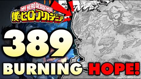 WHAT IS HAPPENING IN MHA My Hero Academia Chapter 389 Breakdown