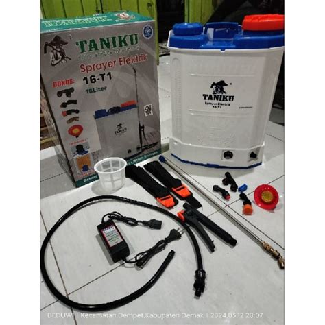 Jual Pompa Hama Sprayer Elektrik Premium SNI TANIKU 16 LITER Shopee