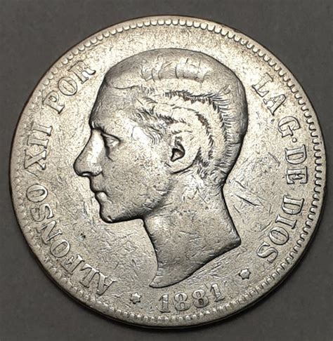 Regno Di Spagna Alfonso Xii Pesetas Ms Catawiki