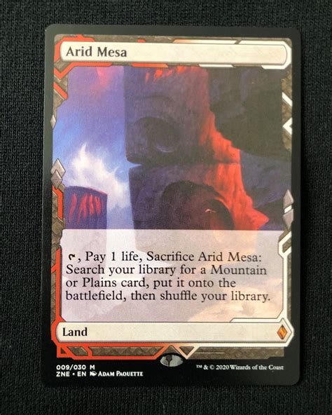 Arid Mesa Mtg Proxy Zendikar Rising Expeditions Proxy Mtg