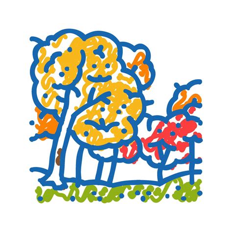 leaf peeping autumn icon doodle illustration 62464865 Vector Art at