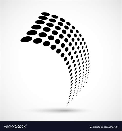 Halftone Design Element Royalty Free Vector Image