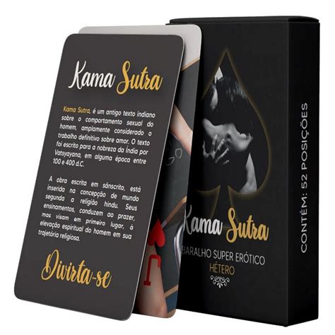 Baralho Kama Sutra Super Erótico 52 Cartas Modo Sexy