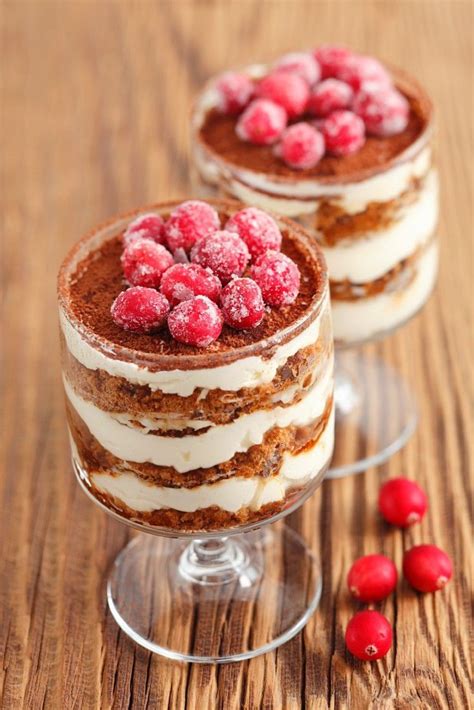 Lebkuchen Tiramisu als Dessert für den Heiligen Abend Nachspeise für