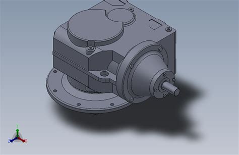 K系列斜齿轮 伞齿轮减速器sew Kf97solidworks 2020模型图纸下载 懒石网