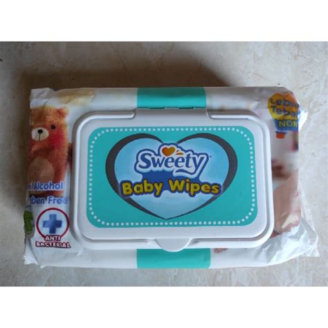 Jual Sweety Baby Wipes 72 Sheets Non Perfumed And Perfumed Shopee Indonesia